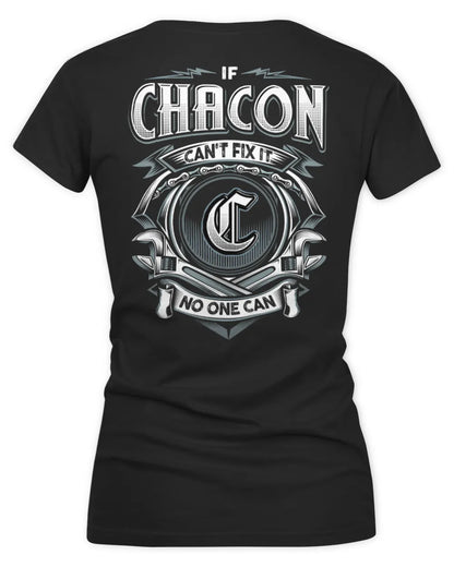 CHACON AP81-K4-626 - Personalized Ahmed Quote Apparel “If Ahmed Can't Fix It, No One Can” - Women's V-Neck T-Shirt - Black