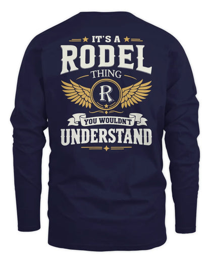 RODEL KT06-M008 It’s a [NAME] Thing – You Wouldn’t Understand | Personalized Vintage T-Shirt - Men's Long Sleeved T-Shirt - Navy