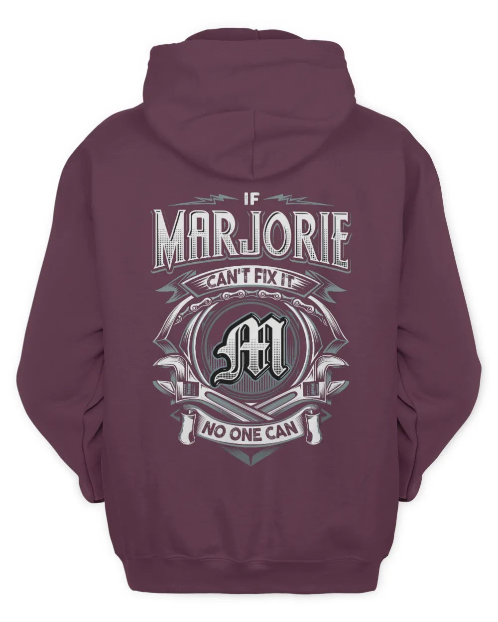 MARJORIE AP81-K4-626 - Personalized Ahmed Quote Apparel “If Ahmed Can't Fix It, No One Can” - Unisex Hoodie - Maroon
