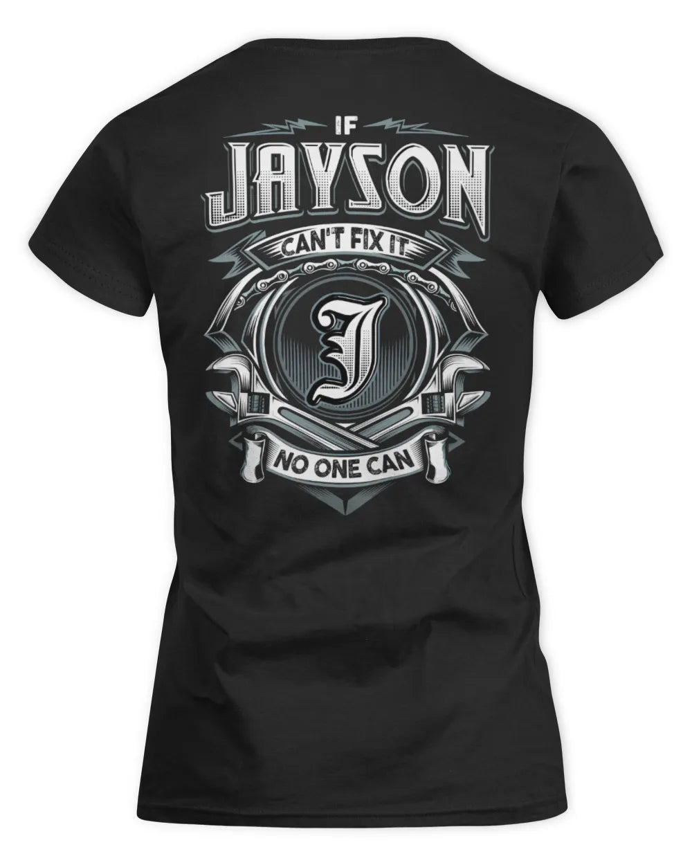 JAYSON AP81-K4-626 - Personalized Ahmed Quote Apparel “If Ahmed Can't Fix It, No One Can” - Women's Standard T-Shirt - Black
