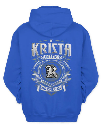 KRISTA AP81-K4-626 - Personalized Ahmed Quote Apparel “If Ahmed Can't Fix It, No One Can” - Unisex Hoodie - Royal