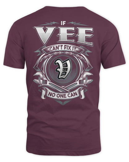 VEE AP81-K4-626 - Personalized Ahmed Quote Apparel “If Ahmed Can't Fix It, No One Can” - Unisex Standard T-Shirt - Maroon