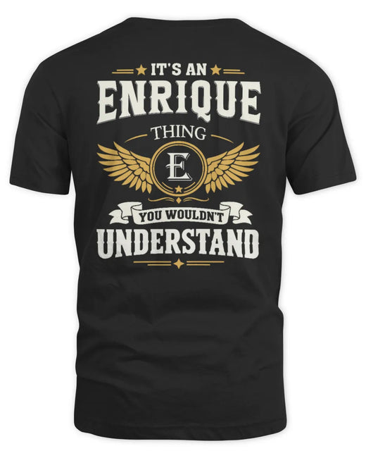 ENRIQUE KT06-M008 It’s a [NAME] Thing – You Wouldn’t Understand | Personalized Vintage T-Shirt