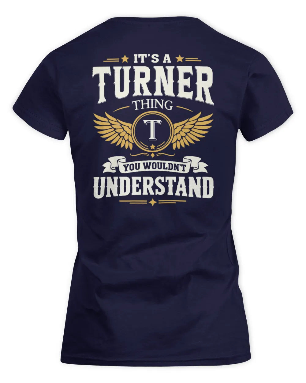 TURNER KT06-M008 It’s a [NAME] Thing – You Wouldn’t Understand | Personalized Vintage T-Shirt - Women's Standard T-Shirt - Navy