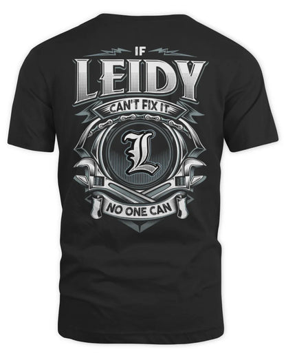 LEIDY AP81-K4-626 - Personalized Ahmed Quote Apparel “If Ahmed Can't Fix It, No One Can” - Unisex Standard T-Shirt - Black
