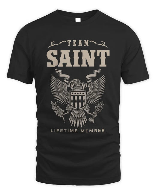 SAINT TP06-K82 – Personalized Classic Style Apparel “Team NAME Lifetime Member”