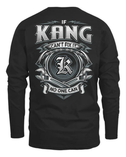 KANG AP81-K4-626 - Personalized Ahmed Quote Apparel “If Ahmed Can't Fix It, No One Can” - Men's Long Sleeved T-Shirt - Black