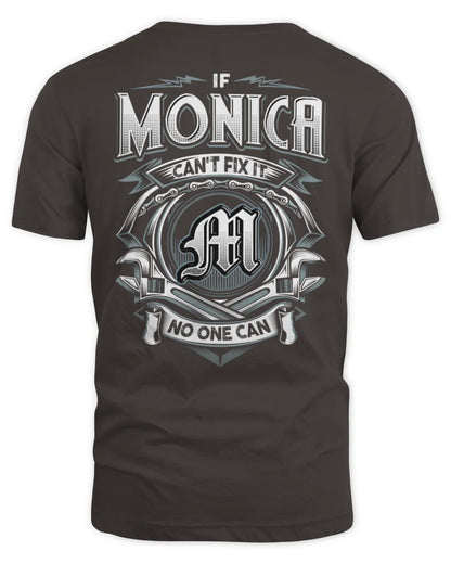 MONICA AP81-K4-626 - Personalized Ahmed Quote Apparel “If Ahmed Can't Fix It, No One Can” - Unisex Standard T-Shirt - Dark Chocolate