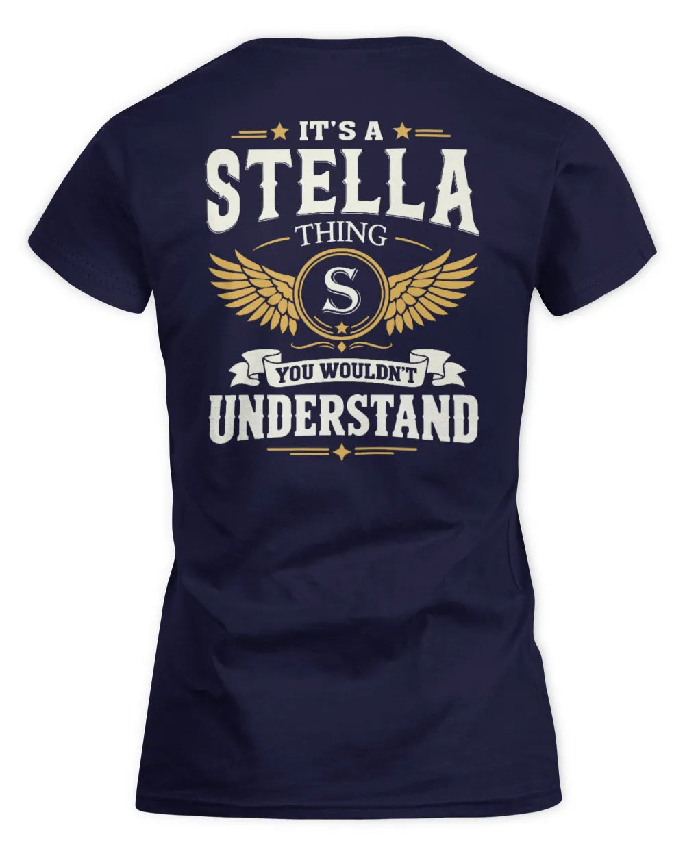 STELLA KT06-M008 It’s a [NAME] Thing – You Wouldn’t Understand | Personalized Vintage T-Shirt - Women's Standard T-Shirt - Navy