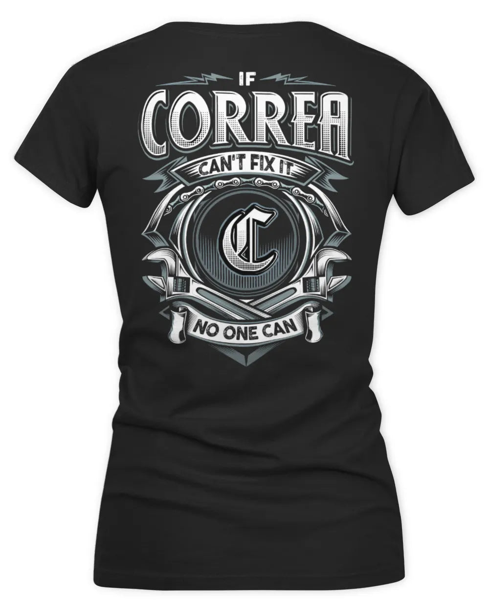 CORREA AP81-K4-626 - Personalized Ahmed Quote Apparel “If Ahmed Can't Fix It, No One Can” - Women's V-Neck T-Shirt - Black