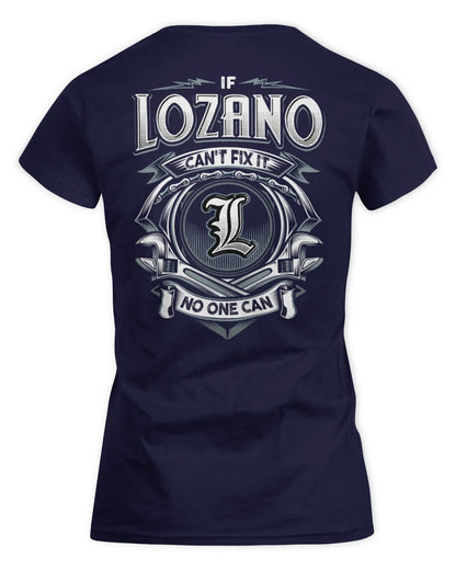 LOZANO AP81-K4-626 - Personalized Ahmed Quote Apparel “If Ahmed Can't Fix It, No One Can” - Women's Standard T-Shirt - Navy