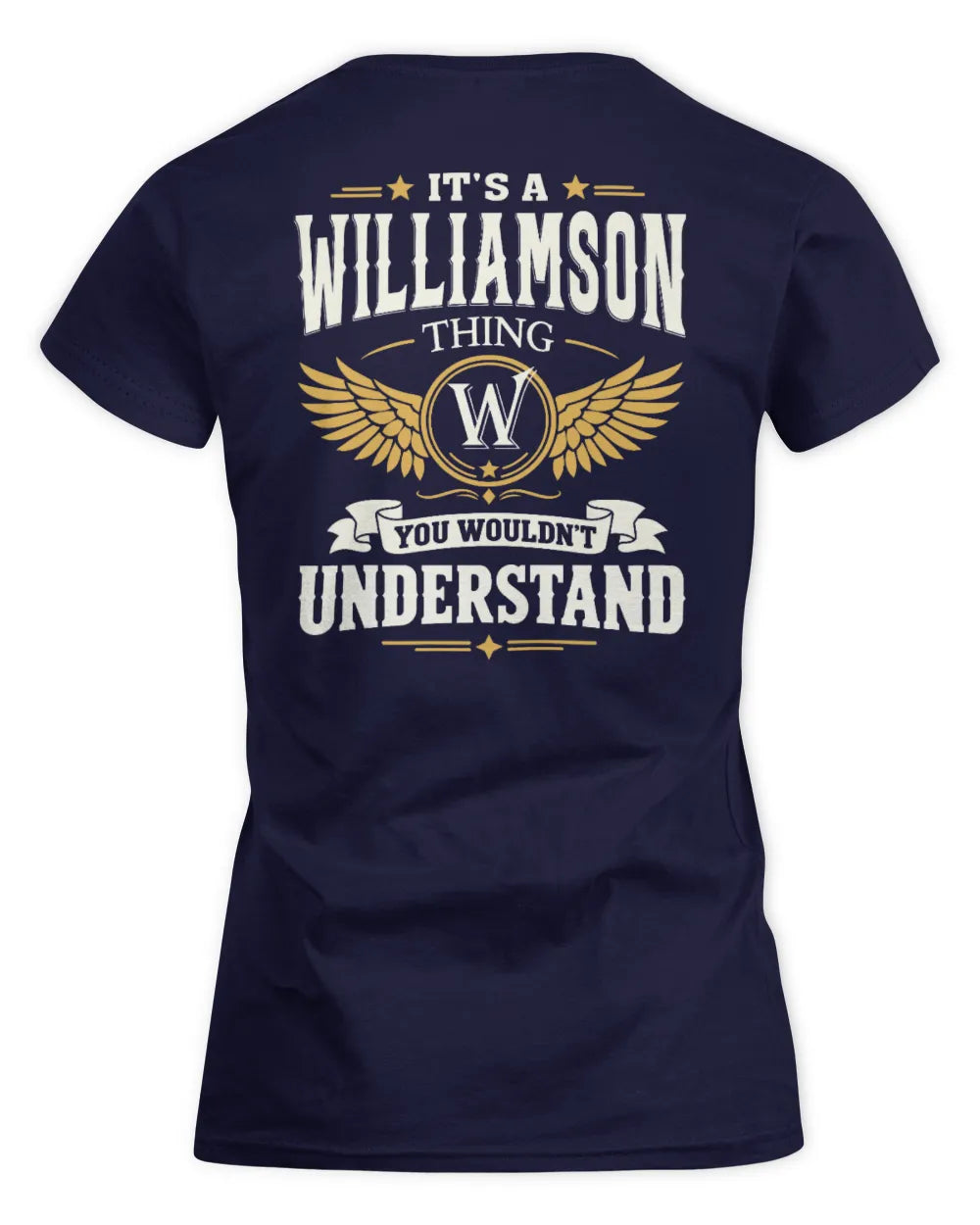 WILLIAMSON KT06-M008 It’s a [NAME] Thing – You Wouldn’t Understand | Personalized Vintage T-Shirt - Women's Standard T-Shirt - Navy