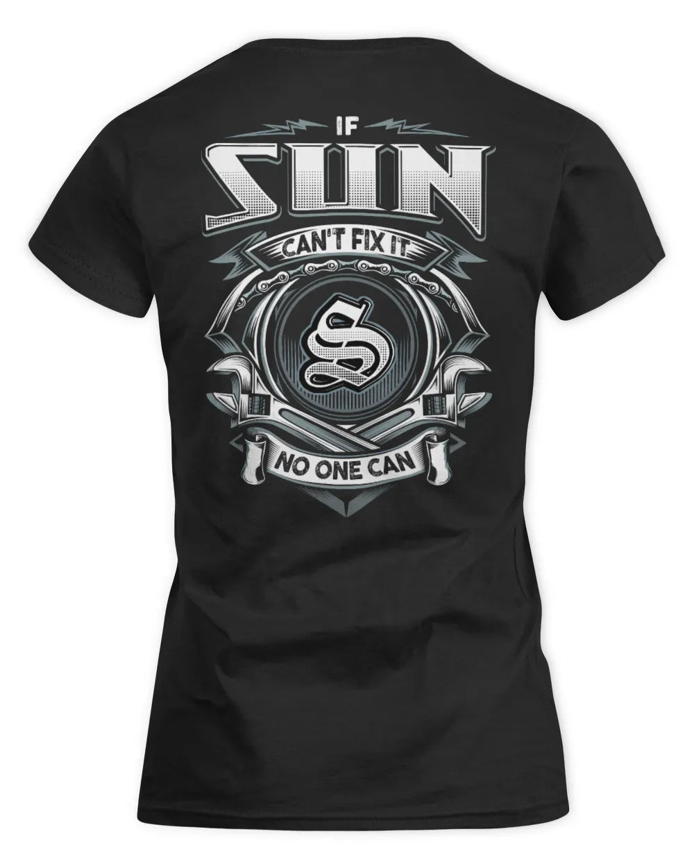 SUN AP81-K4-626 - Personalized Ahmed Quote Apparel “If Ahmed Can't Fix It, No One Can” - Women's Standard T-Shirt - Black