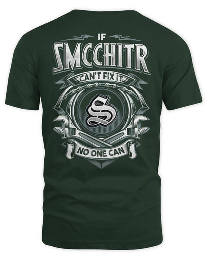 SMCCHITR AP81-K4-626 - Personalized Ahmed Quote Apparel “If Ahmed Can't Fix It, No One Can” - Unisex Standard T-Shirt - Forest Green