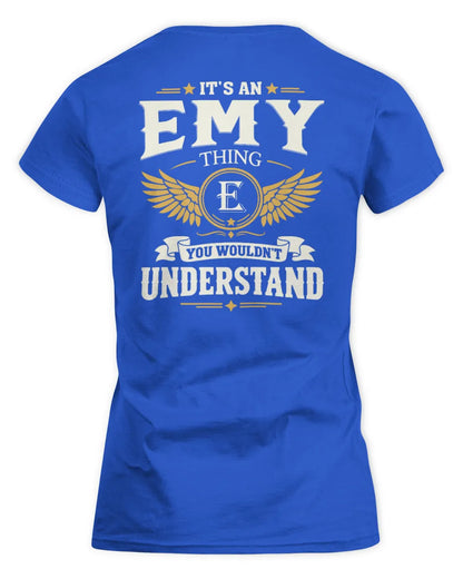 EMY KT06-M008 It’s a [NAME] Thing – You Wouldn’t Understand | Personalized Vintage T-Shirt - Women's Standard T-Shirt - Royal