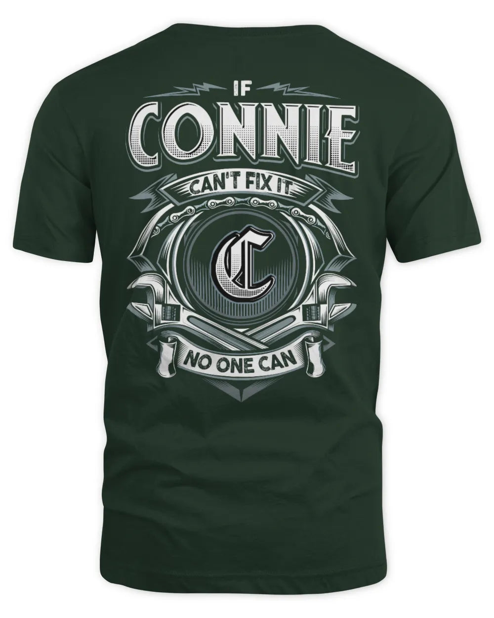 CONNIE AP81-K4-626 - Personalized Ahmed Quote Apparel “If Ahmed Can't Fix It, No One Can” - Unisex Standard T-Shirt - Forest Green