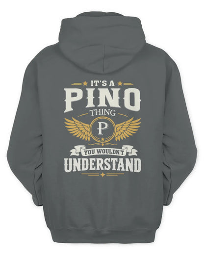 PINO KT06-M008 It’s a [NAME] Thing – You Wouldn’t Understand | Personalized Vintage T-Shirt - Unisex Hoodie - Charcoal