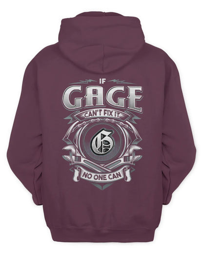 GAGE AP81-K4-626 - Personalized Ahmed Quote Apparel “If Ahmed Can't Fix It, No One Can” - Unisex Hoodie - Maroon
