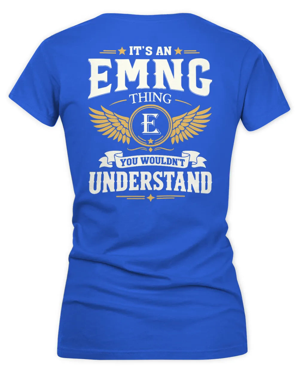 EMNG KT06-M008 It’s a [NAME] Thing – You Wouldn’t Understand | Personalized Vintage T-Shirt - Women's V-Neck T-Shirt - Royal