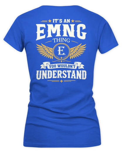 EMNG KT06-M008 It’s a [NAME] Thing – You Wouldn’t Understand | Personalized Vintage T-Shirt - Women's V-Neck T-Shirt - Royal