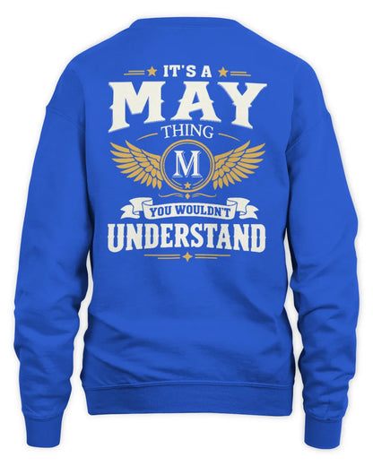 MAY KT06-M008 It’s a [NAME] Thing – You Wouldn’t Understand | Personalized Vintage T-Shirt - Unisex Sweatshirt - Royal