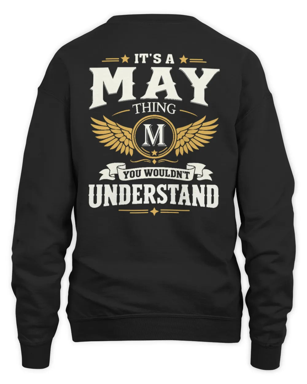 MAY KT06-M008 It’s a [NAME] Thing – You Wouldn’t Understand | Personalized Vintage T-Shirt - Unisex Sweatshirt - Black