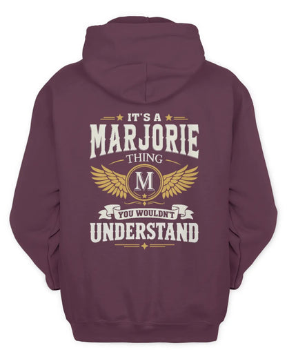 MARJORIE KT06-M008 It’s a [NAME] Thing – You Wouldn’t Understand | Personalized Vintage T-Shirt - Unisex Hoodie - Maroon