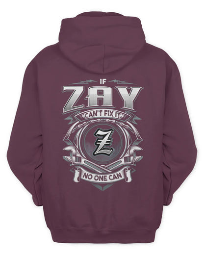 ZAY AP81-K4-626 - Personalized Ahmed Quote Apparel “If Ahmed Can't Fix It, No One Can” - Unisex Hoodie - Maroon