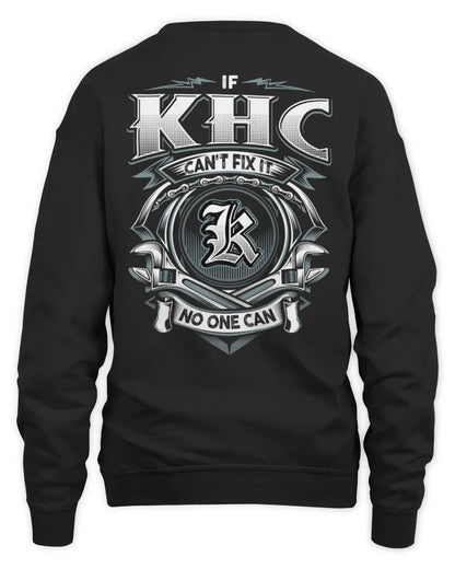 KHC AP81-K4-626 - Personalized Ahmed Quote Apparel “If Ahmed Can't Fix It, No One Can” - Unisex Sweatshirt - Black