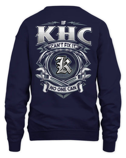 KHC AP81-K4-626 - Personalized Ahmed Quote Apparel “If Ahmed Can't Fix It, No One Can” - Unisex Sweatshirt - Navy