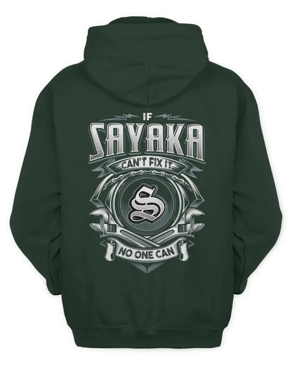SAYAKA AP81-K4-626 - Personalized Ahmed Quote Apparel “If Ahmed Can't Fix It, No One Can” - Unisex Hoodie - Forest Green