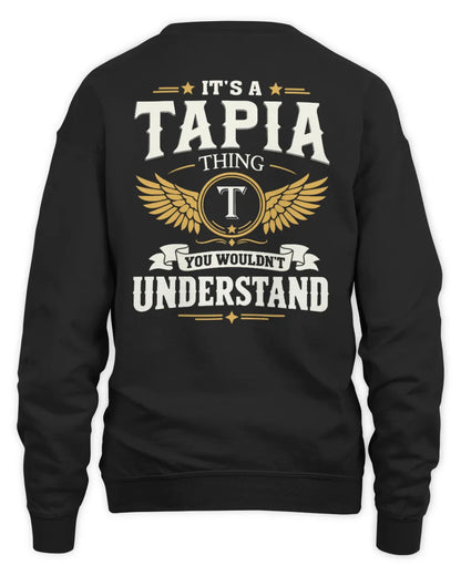 TAPIA KT06-M008 It’s a [NAME] Thing – You Wouldn’t Understand | Personalized Vintage T-Shirt - Unisex Sweatshirt - Black