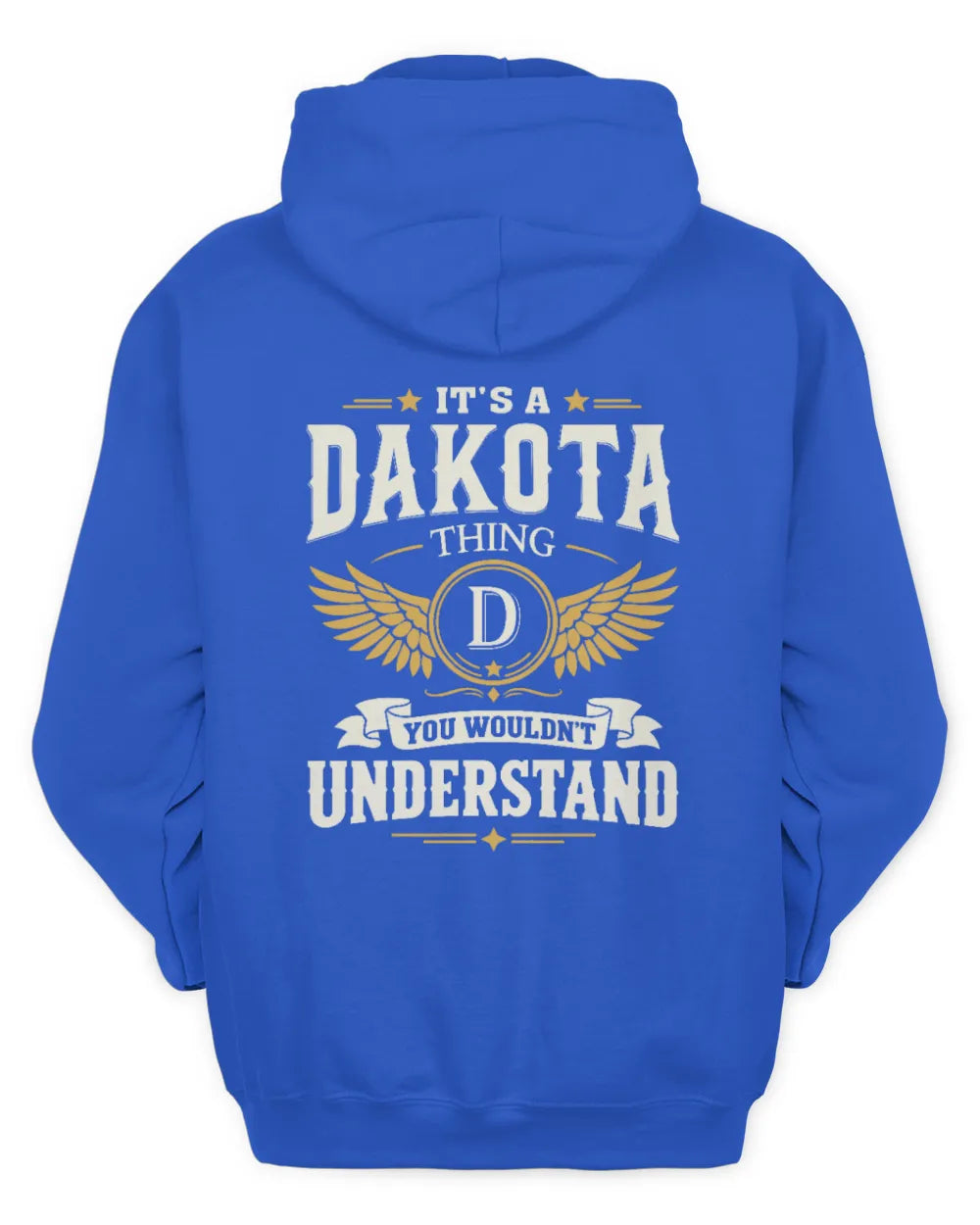 DAKOTA KT06-M008 It’s a [NAME] Thing – You Wouldn’t Understand | Personalized Vintage T-Shirt - Unisex Hoodie - Royal