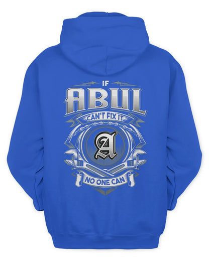 ABUL AP81-K4-626 - Personalized Ahmed Quote Apparel “If Ahmed Can't Fix It, No One Can” - Unisex Hoodie - Royal