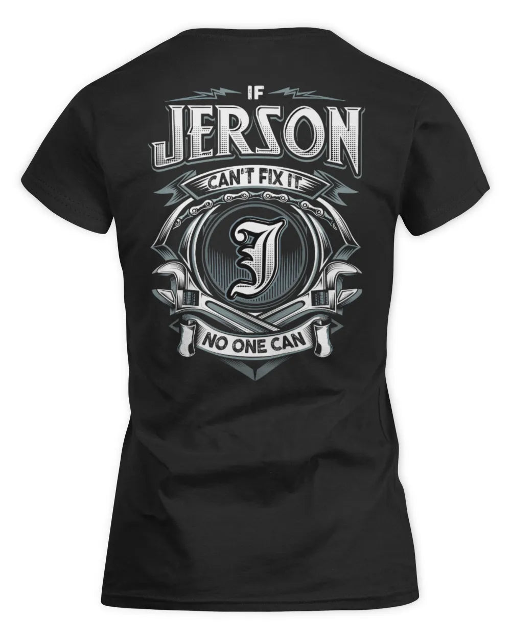 JERSON AP81-K4-626 - Personalized Ahmed Quote Apparel “If Ahmed Can't Fix It, No One Can” - Women's Standard T-Shirt - Black