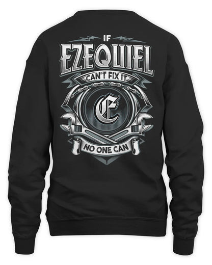 EZEQUIEL AP81-K4-626 - Personalized Ahmed Quote Apparel “If Ahmed Can't Fix It, No One Can” - Unisex Sweatshirt - Black
