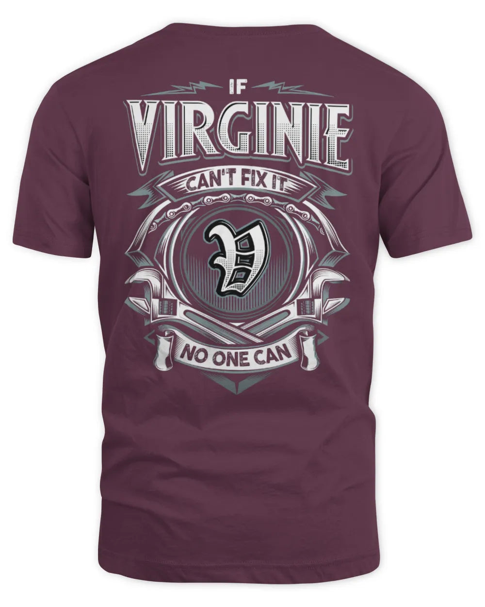 VIRGINIE AP81-K4-626 - Personalized Ahmed Quote Apparel “If Ahmed Can't Fix It, No One Can” - Unisex Standard T-Shirt - Maroon