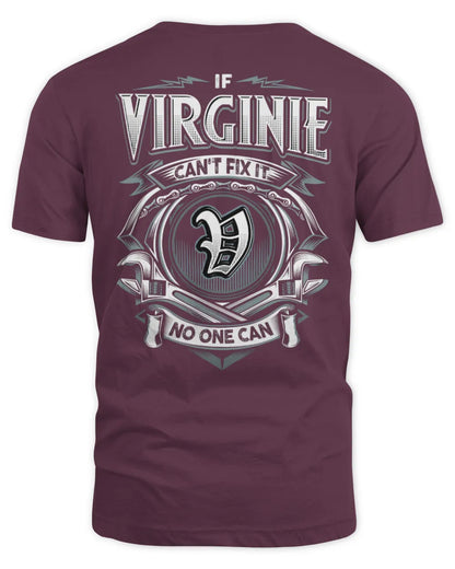 VIRGINIE AP81-K4-626 - Personalized Ahmed Quote Apparel “If Ahmed Can't Fix It, No One Can” - Unisex Standard T-Shirt - Maroon