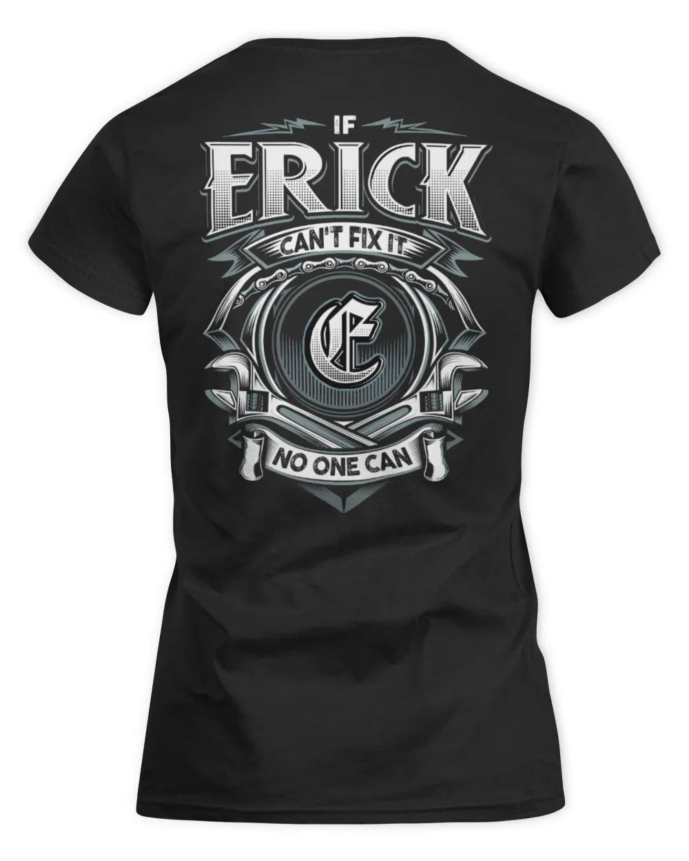 ERICK AP81-K4-626 - Personalized Ahmed Quote Apparel “If Ahmed Can't Fix It, No One Can” - Women's Standard T-Shirt - Black