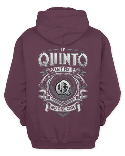 QUINTO AP81-K4-626 - Personalized Ahmed Quote Apparel “If Ahmed Can't Fix It, No One Can” - Unisex Hoodie - Maroon