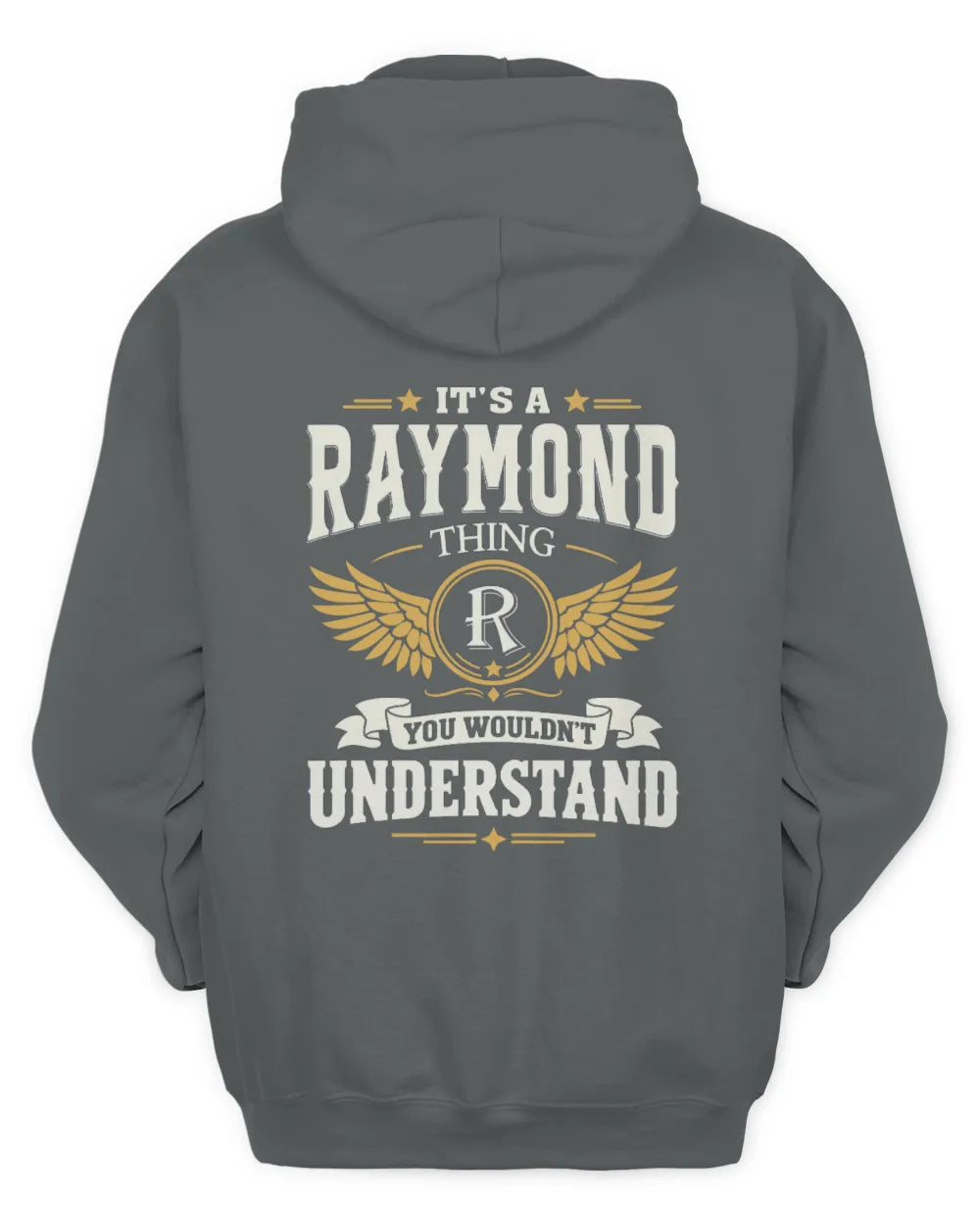 RAYMOND KT06-M008 It’s a [NAME] Thing – You Wouldn’t Understand | Personalized Vintage T-Shirt - Unisex Hoodie - Charcoal