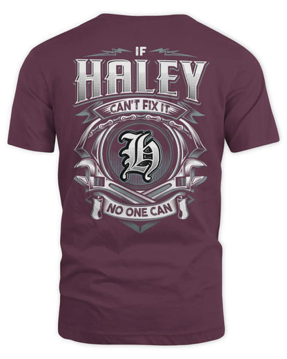 HALEY AP81-K4-626 - Personalized Ahmed Quote Apparel “If Ahmed Can't Fix It, No One Can” - Unisex Standard T-Shirt - Maroon