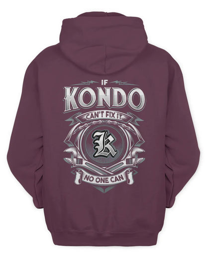 KONDO AP81-K4-626 - Personalized Ahmed Quote Apparel “If Ahmed Can't Fix It, No One Can” - Unisex Hoodie - Maroon