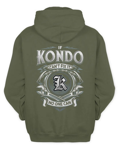 KONDO AP81-K4-626 - Personalized Ahmed Quote Apparel “If Ahmed Can't Fix It, No One Can” - Unisex Hoodie - Military Green