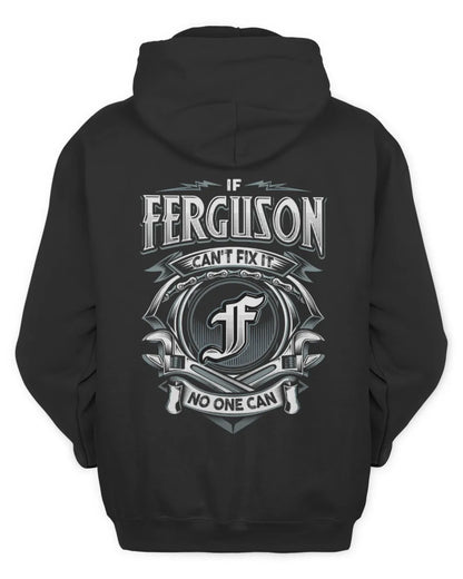 FERGUSON AP81-K4-626 - Personalized Ahmed Quote Apparel “If Ahmed Can't Fix It, No One Can” - Unisex Hoodie - Black