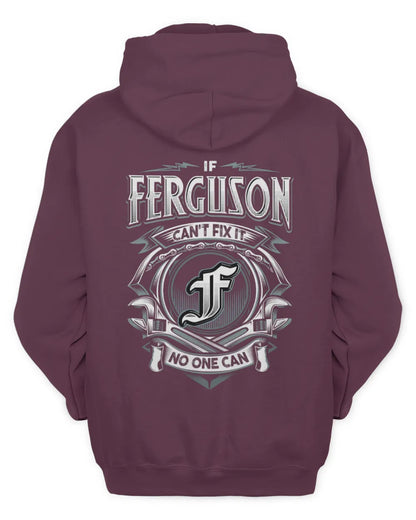 FERGUSON AP81-K4-626 - Personalized Ahmed Quote Apparel “If Ahmed Can't Fix It, No One Can” - Unisex Hoodie - Maroon