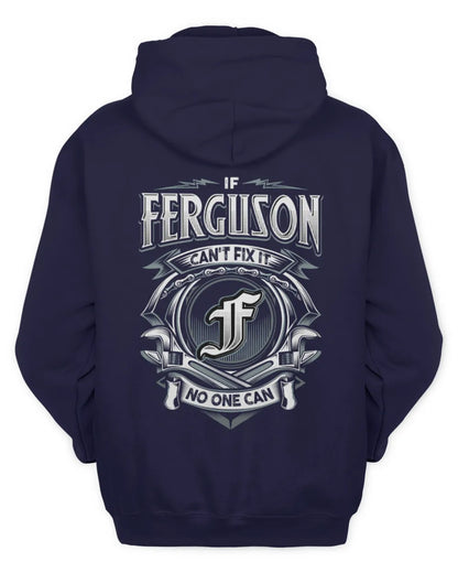 FERGUSON AP81-K4-626 - Personalized Ahmed Quote Apparel “If Ahmed Can't Fix It, No One Can” - Unisex Hoodie - Navy