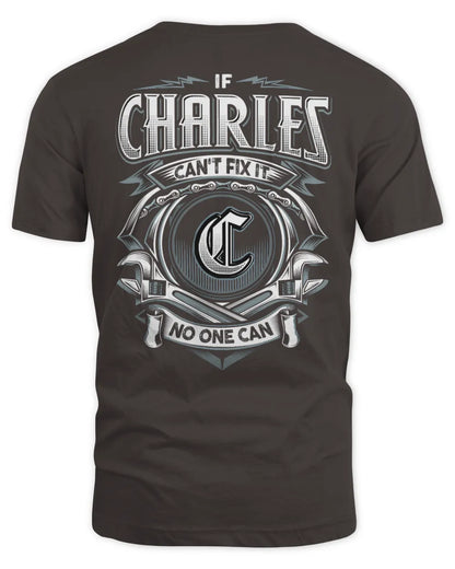 CHARLES AP81-K4-626 - Personalized Ahmed Quote Apparel “If Ahmed Can't Fix It, No One Can” - Unisex Standard T-Shirt - Dark Chocolate