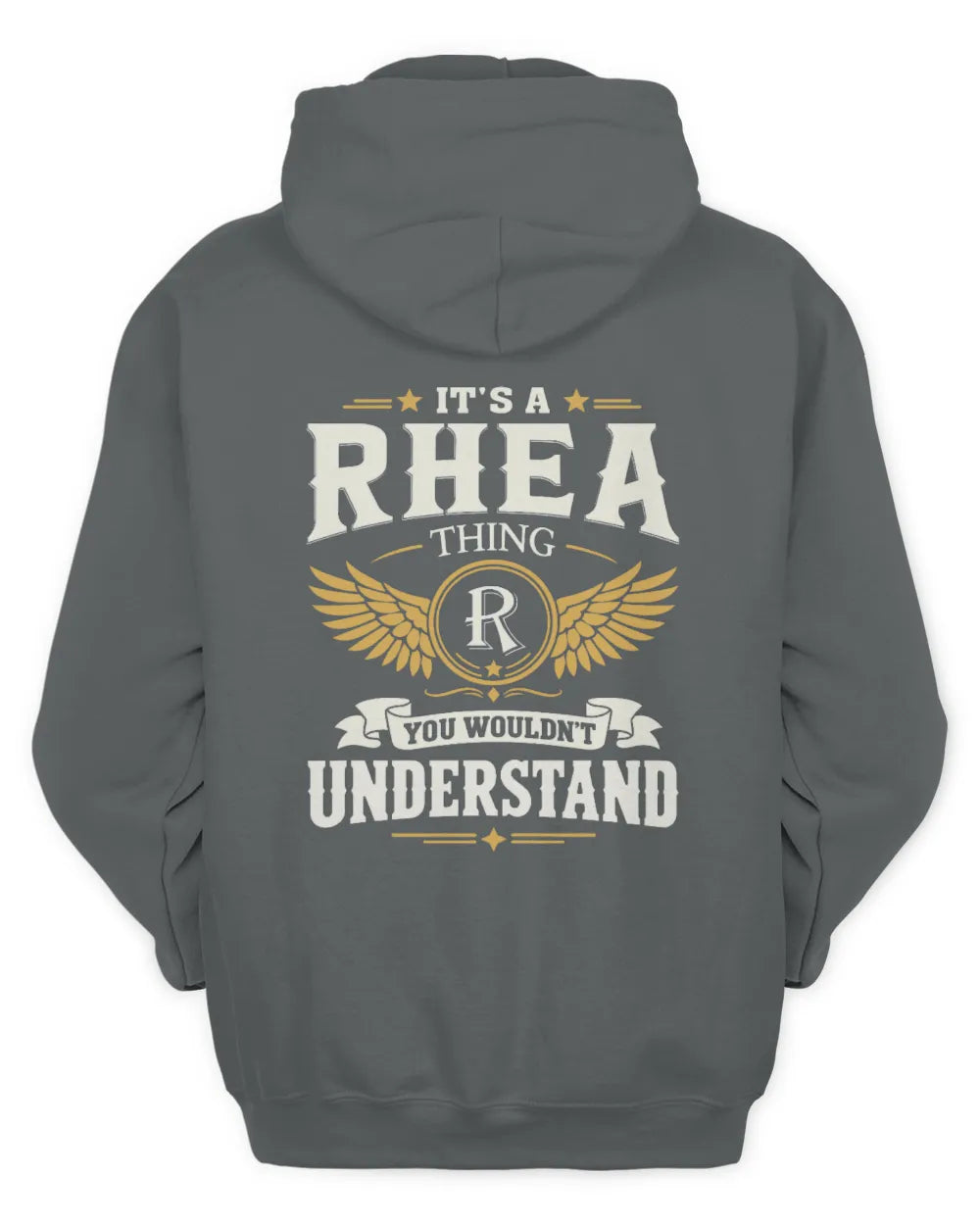 RHEA KT06-M008 It’s a [NAME] Thing – You Wouldn’t Understand | Personalized Vintage T-Shirt - Unisex Hoodie - Charcoal