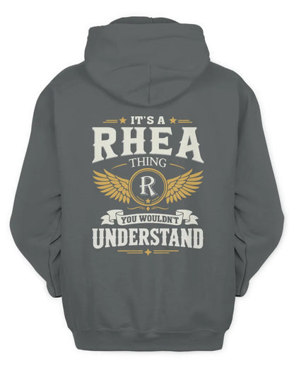RHEA KT06-M008 It’s a [NAME] Thing – You Wouldn’t Understand | Personalized Vintage T-Shirt - Unisex Hoodie - Charcoal